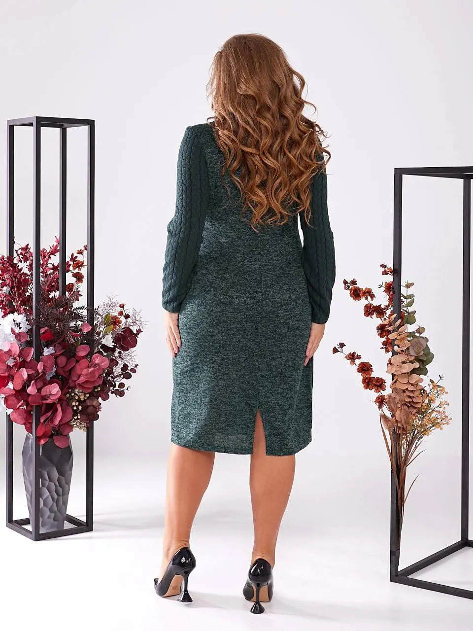 Осеннее элегантное платье