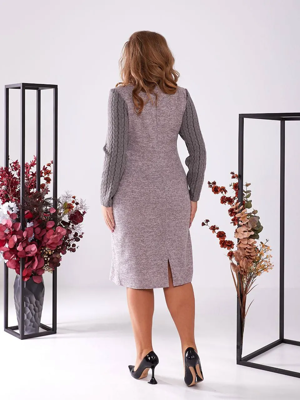 Осеннее элегантное платье