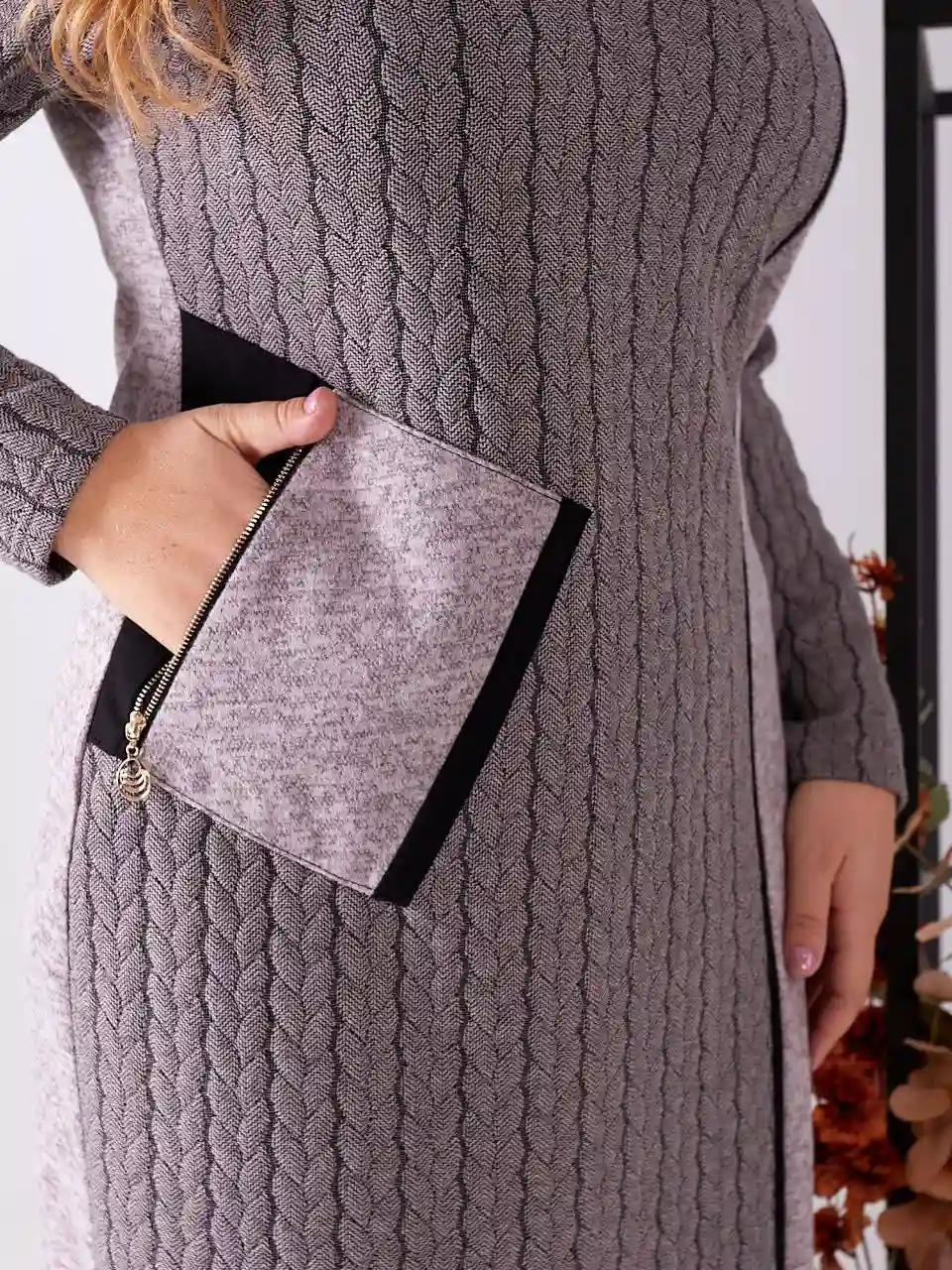 Осеннее элегантное платье