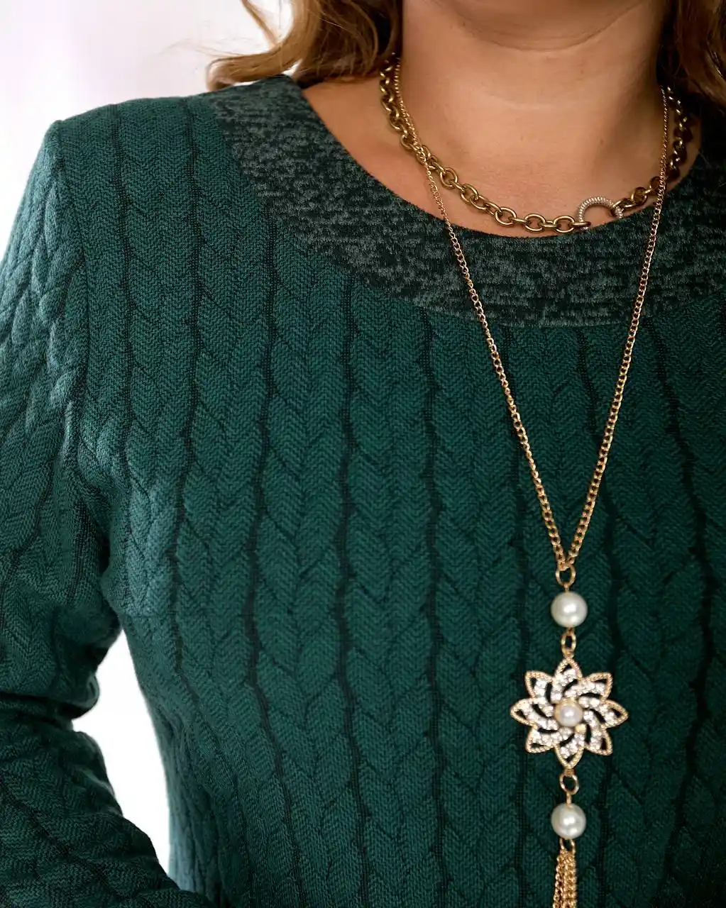 Теплое элегантное платье